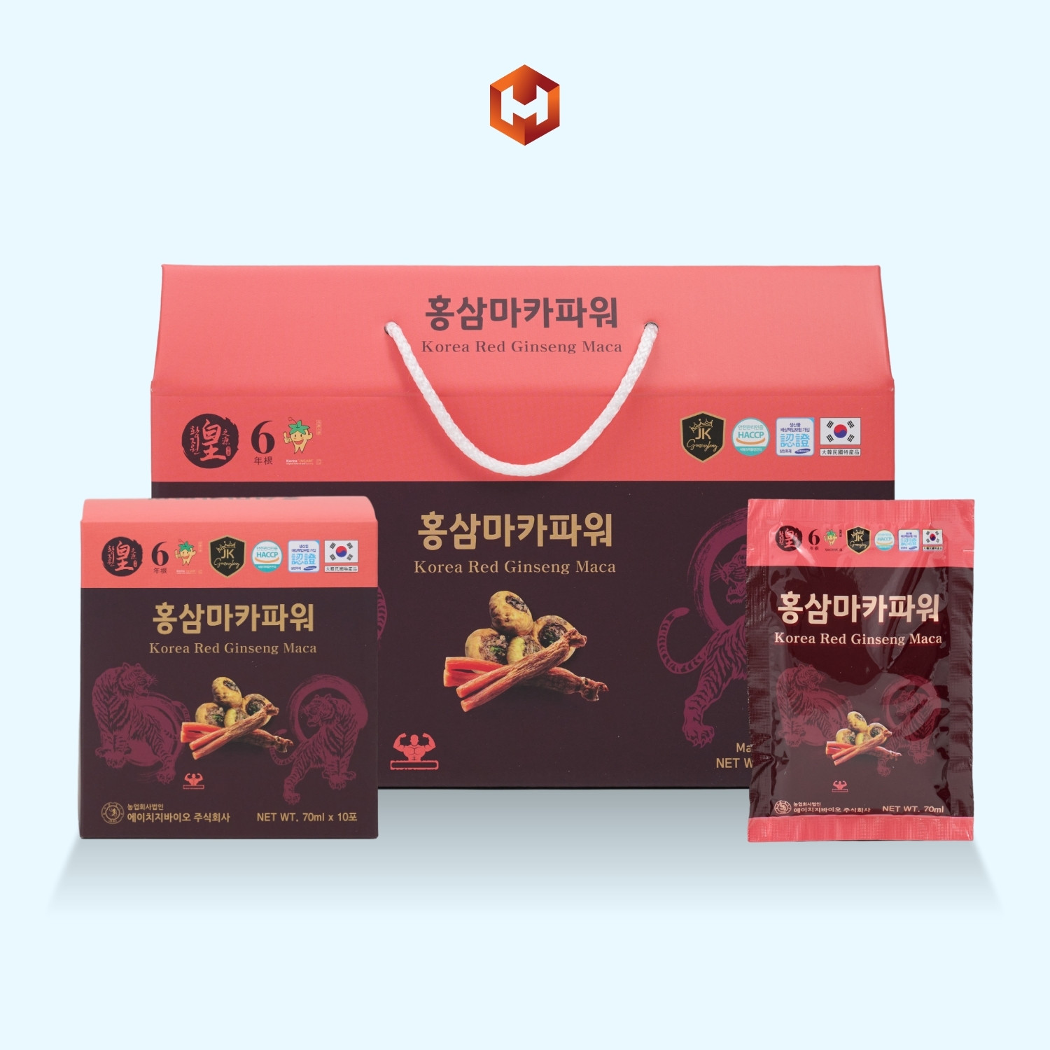 Nước Hồng Sâm Maca 20 Gói